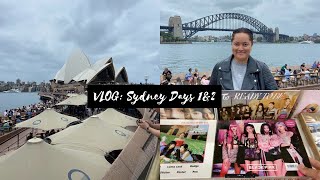 VLOG Sydney Days 1amp2 Sydney Harbour Kpop Merch amp Beach ✨ [upl. by Akinwahs]