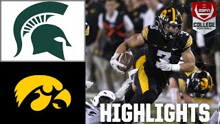 Michigan State Spartans vs Iowa Hawkeyes  Full Game Highlights [upl. by Dorey]