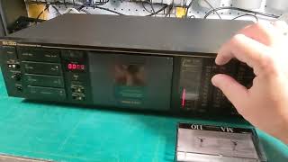 Nakamichi BX300 SN 33270  Serviced [upl. by Vitek]