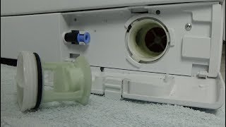 Cleaning the Washing Machine Filter  Pump filter Beko WMB 71443 LA  washer lavadora movie 29 [upl. by Olyhs265]