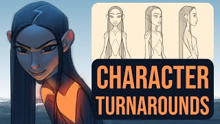 How to draw CHARACTER TURNAROUNDS The EASY WAY [upl. by Griseldis591]