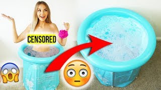 BADEWANNE ZUM FALTEN 😱 LIVE TEST VON AMAZON PRODUKTEN mit Jonas ❤  XLAETA [upl. by Innej240]