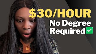 How to Earn 30 An HourNo Experience Degree Or Special Skills Needed [upl. by Ynattib]