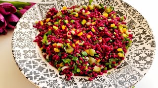 Şalgamlı Bulgur Salatası Nasıl Yapılır  3 Adımda Salatanız Hazır😍 [upl. by Eelaroc]