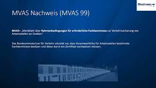 MVAS Nachweis MVAS99  Baustellensicherung einfach erklärt  Schake Workshop 1 [upl. by Alyn629]