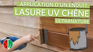 Lasure UV chêne ULTRANATURE  démonstration dapplication [upl. by Ainoet]