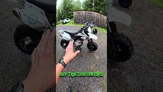 It has ALL WHEEL DRIVE Christini 250cc Big wheel dirt bike [upl. by Ammej]