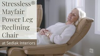 Stressless® Mayfair Power Leg Reclining Chair [upl. by Pigeon]