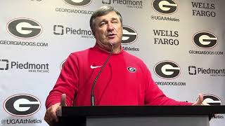 Georgia Bulldogs coach Kirby Smart previews Tennessee Tech gives injury updates [upl. by Feer]