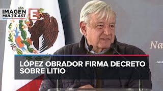 Decreta López Obrador nacionalización del litio [upl. by Nnitsuj]