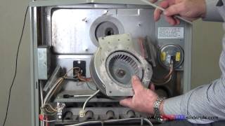 How to replace a combustion air blower motor [upl. by Eahsram]