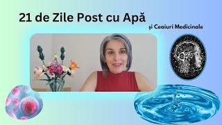 21 de zile post cu apă și ceaiuri medicinale postcuapa autofagia [upl. by Stedman]