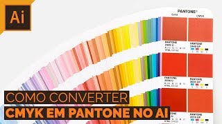 COMO CONVERTER CMYK EM PANTONE NO ILLUSTRATOR [upl. by Syla]