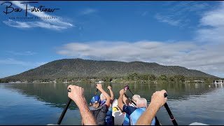 Camden Haven Dragonboat Inc Lets Go captured with video and drone [upl. by Mathre]