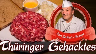 Thüringer Gehacktes selber machen  Thüringer Mett  Faschiertes  Opa Jochen´s Rezept [upl. by Lydnek]