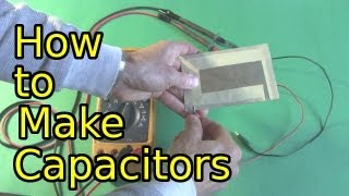 How to Make Capacitors  Low Voltage HomemadeDIY Capacitors [upl. by Adnilev]