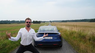 NY TRACK TESLA MODEL 3 PERFORMANCE  FØRSTE “ÆRLIGE” TEST I DK [upl. by Assiralc472]