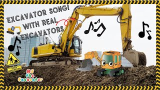 Construction Vehicles for Kids  Excavator Song [upl. by Plantagenet]