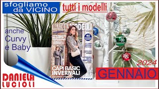 CARTAMODELLI Magazine 2024 Sfogliamo insieme GENNAIO da vicino tutti i MODELLI anche curvy e baby [upl. by Aicenert]