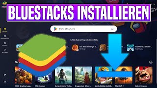 BlueStacks installieren Windows 10 amp Windows 11 Deutsch  Tutorial [upl. by Adnerak]