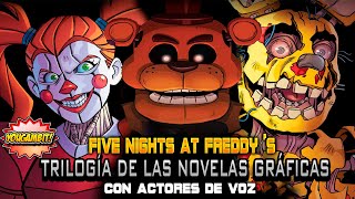 Videocomic Five Nights At Freddys quotTrilogía de Novelas Gráficasquot🧸 PELÍCULA COMPLETA con Voces [upl. by Hock226]