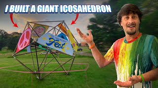 I built a giant Icosahedron See how [upl. by Brosine269]