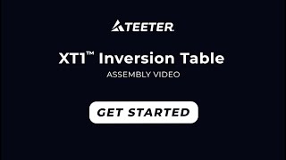 Teeter FitSpine XT1 Assembly Instructions [upl. by Einniw568]