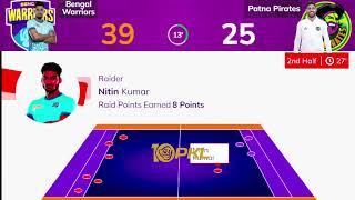 LIVE PRO KABABDDI LEAGUE SEASON 10  LIVE PKL10 MATCH NO 20TH BENGAL WORRIERS VS PATNA PIRATES [upl. by Emsoc]