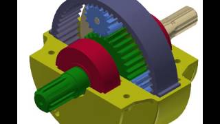 Réducteur à train épicycloidal [upl. by Ahsataj]