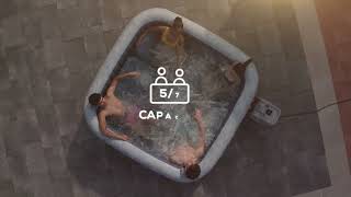 LayZSpa® San Francisco HydroJet Pro™ Inflatable Hot Tub with App Control 57 person 2023 [upl. by Demeter]