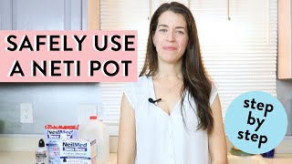 Neti Pot Benefits  How to Use Neilmed Sinus Rinse [upl. by Papert]