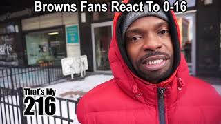 Browns Fans react to 016 winless season 2017 [upl. by Gypsie]