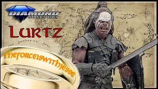 LURTZ  LORD OF THE RINGS DELUXE FIGURE BY DIAMOND SELECT TOYS [upl. by Nileek]