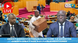 Débat dorientation budgétaire  Le Ministre Cheikh Diba face aux parlementaires [upl. by Bovill]