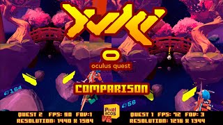 YUKI  Quest 2 vs Quest 1  Comparison [upl. by Olnek]