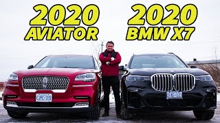 2020 BMW X7 vs 2020 Lincoln Aviator  Can You Even Compare These Two Detailed Review [upl. by Balliol]