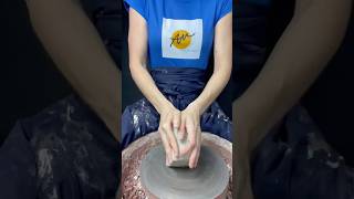 Ochsenkopfkneten und Zentrieren pottery asmr YouTubeCreatorCommunity [upl. by Sonnnie509]