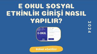 SOSYAL ETKİNLİK GİRİŞİ NASIL YAPILIR SOSYAL SORUMLULUK PROGRAMI NEDİR [upl. by Tolliver]