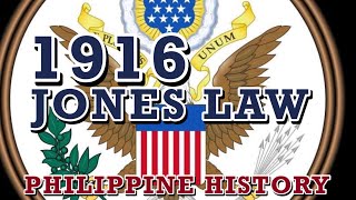 1916 Philippine Autonomy Act or Jones Law Filipino History [upl. by Caren]