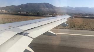 Aer Lingus Airbus A320  Take Off and Landing  Malaga and Belfast City Airport [upl. by Lesde759]