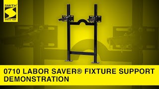 0710 Labor Saver® Fixture Support Demonstration from Jay R Smith Mfg Co [upl. by Reinal]