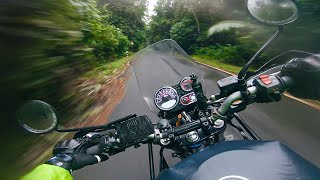 Royal Enfield Himalayan Relaxing Rain Ride  Kudremukh Ghat [upl. by Eelak888]