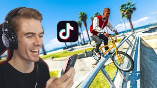 Recreating VIRAL GTA 5 STUNTS On Tik Tok 30 [upl. by Parsons]