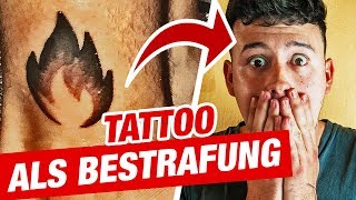 Ich bekomme ein TATTOO als BESTRAFUNG [upl. by Annawal989]