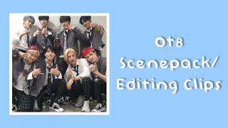 Stray Kids OT8 editing clipsscenepack [upl. by Dare]