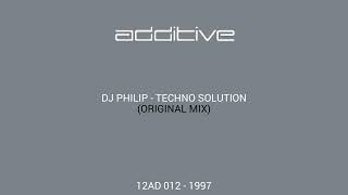 DJ Philip  Techno Solution Original Mix 12AD 012  1997 [upl. by Ettesus]