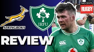 Springboks v Ireland Review  July Rugby Tests 2024 [upl. by Ann118]