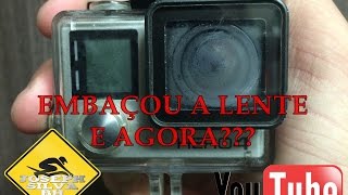 LENTE DA CAMERA EMBAÇADA E AGORA [upl. by Nileuqaj]