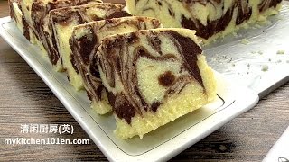 Marble Butter Cake  MyKitchen101en [upl. by Divan128]