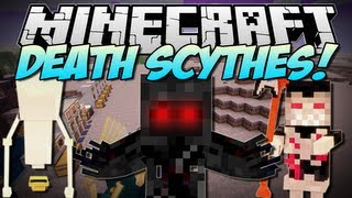 Minecraft  DEATH SCYTHES Become the GRIM REAPER  Mod Showcase [upl. by Eittik]